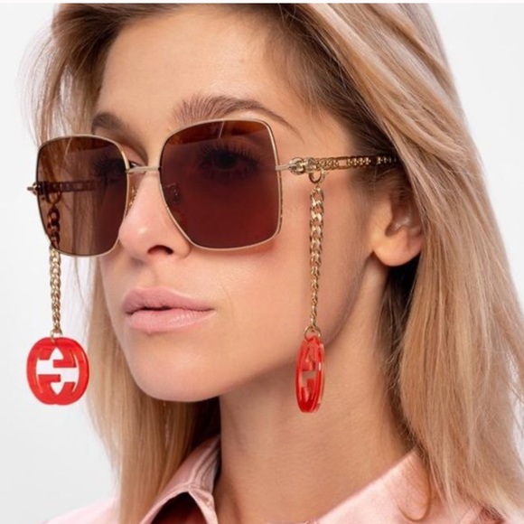 Gucci sunglasses with removable charms - Picture 3 of 6